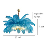Creative Feathers Ins Nordic Chandelier Li002023
