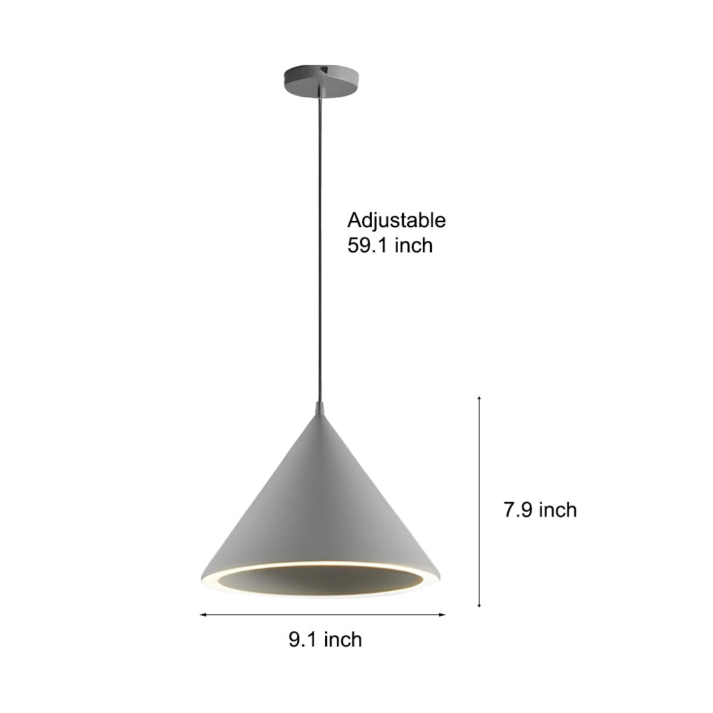 Conical Led Macaron Color Nordic Pendant Light Li002188