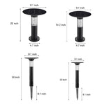 Round Bubble Design Solar Path Lights Li002135
