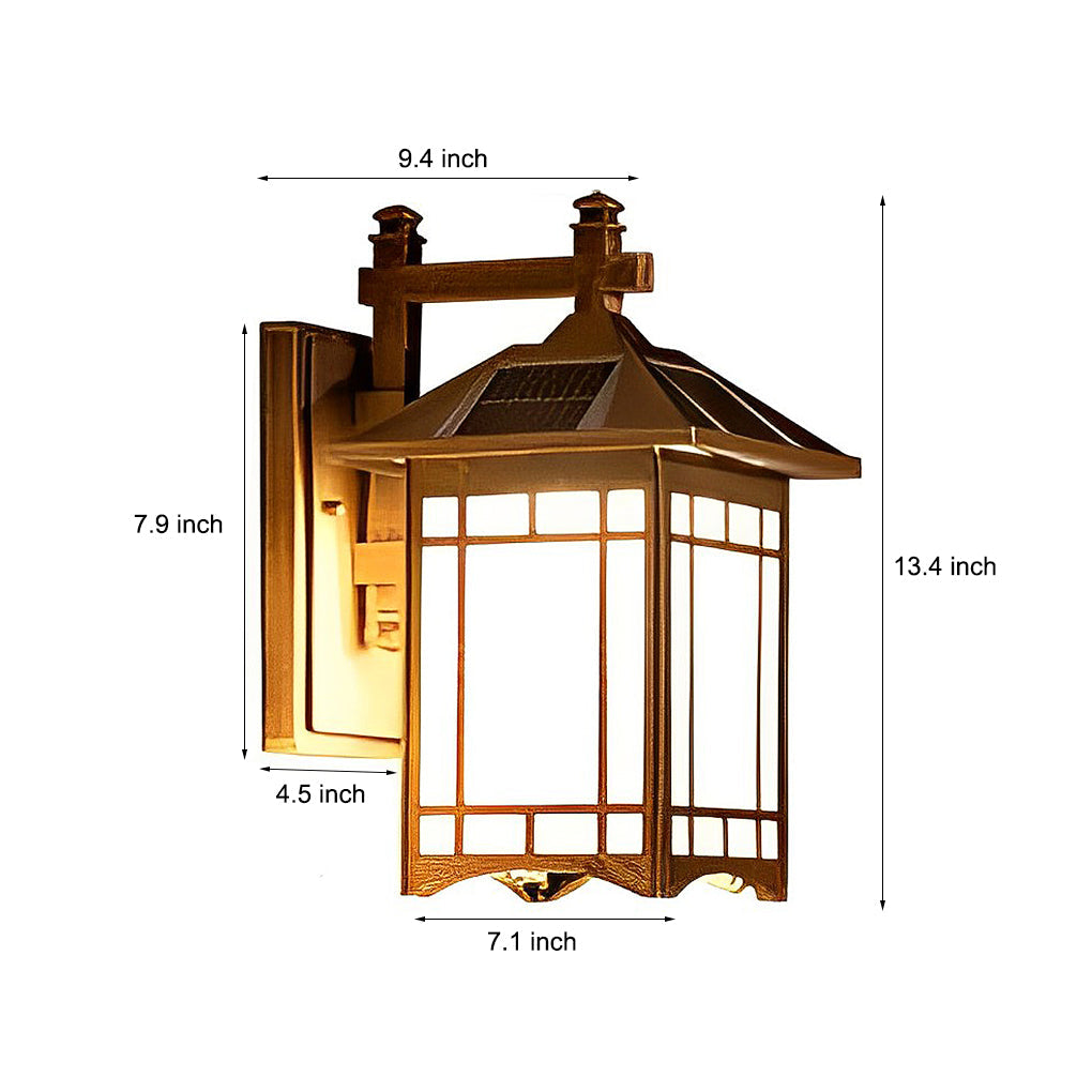 Retro Vintage Solar Wall Lamp Li002158