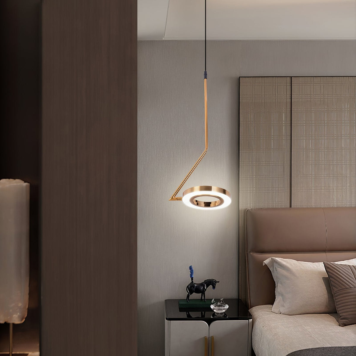 L Shaped Pendant Light