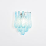 Lagoon Bloom Wall Sconce – Hand-Blown Glass Floral Wall Light for Modern Interiors