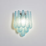 Lagoon Bloom Wall Sconce – Hand-Blown Glass Floral Wall Light for Modern Interiors