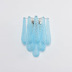 Lagoon Bloom Wall Sconce – Hand-Blown Glass Floral Wall Light for Modern Interiors