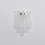 Lagoon Bloom Wall Sconce – Hand-Blown Glass Floral Wall Light for Modern Interiors