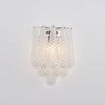 Lagoon Bloom Wall Sconce – Hand-Blown Glass Floral Wall Light for Modern Interiors