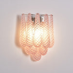 Lagoon Bloom Wall Sconce – Hand-Blown Glass Floral Wall Light for Modern Interiors