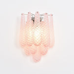 Lagoon Bloom Wall Sconce – Hand-Blown Glass Floral Wall Light for Modern Interiors