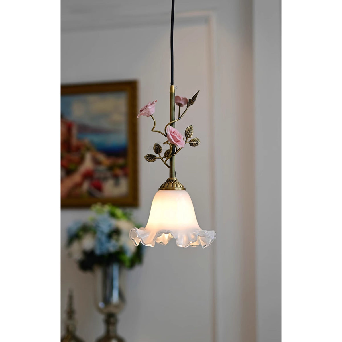 lalique-rose-glass-pendant-lamp