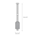 Lantern Glass Pendant Lamp New