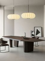 Lantern Silk Pendant Light – Modern Designer Hanging Lamp for Dining & Living