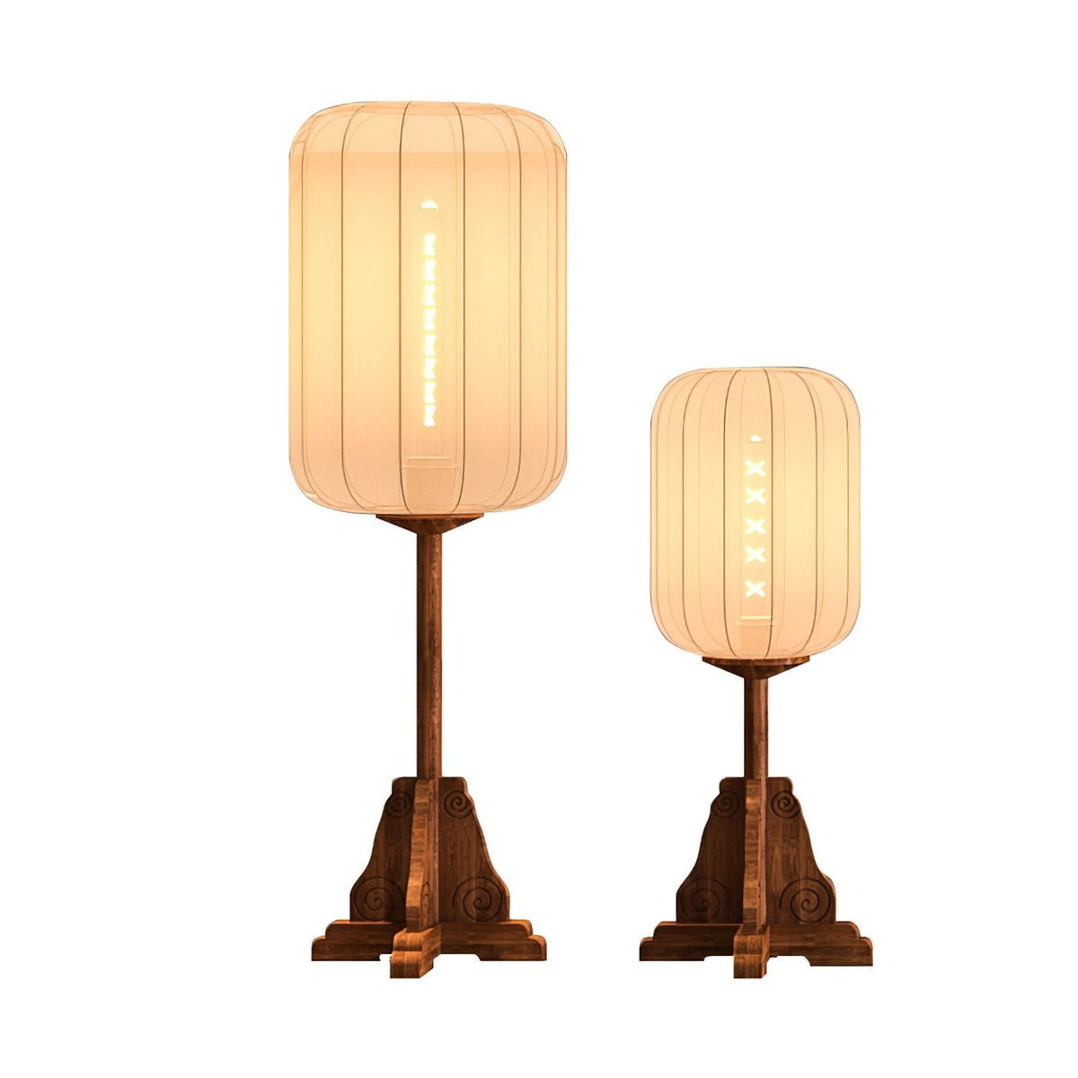 Lantern Cloth Art Table Lamp