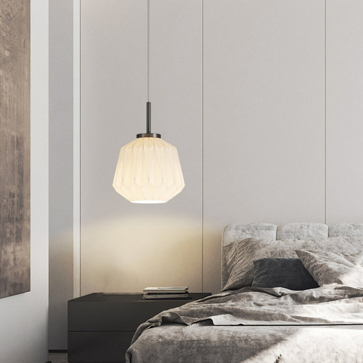 Lantern Faceted Pendant Light