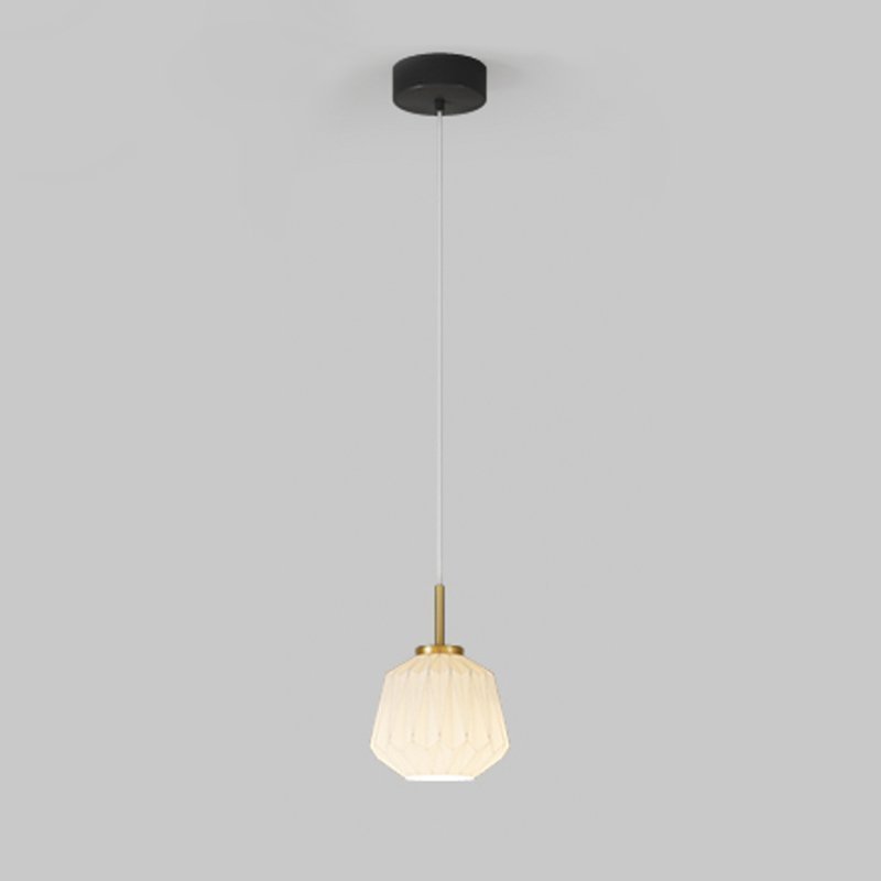 Lantern Faceted Pendant Light
