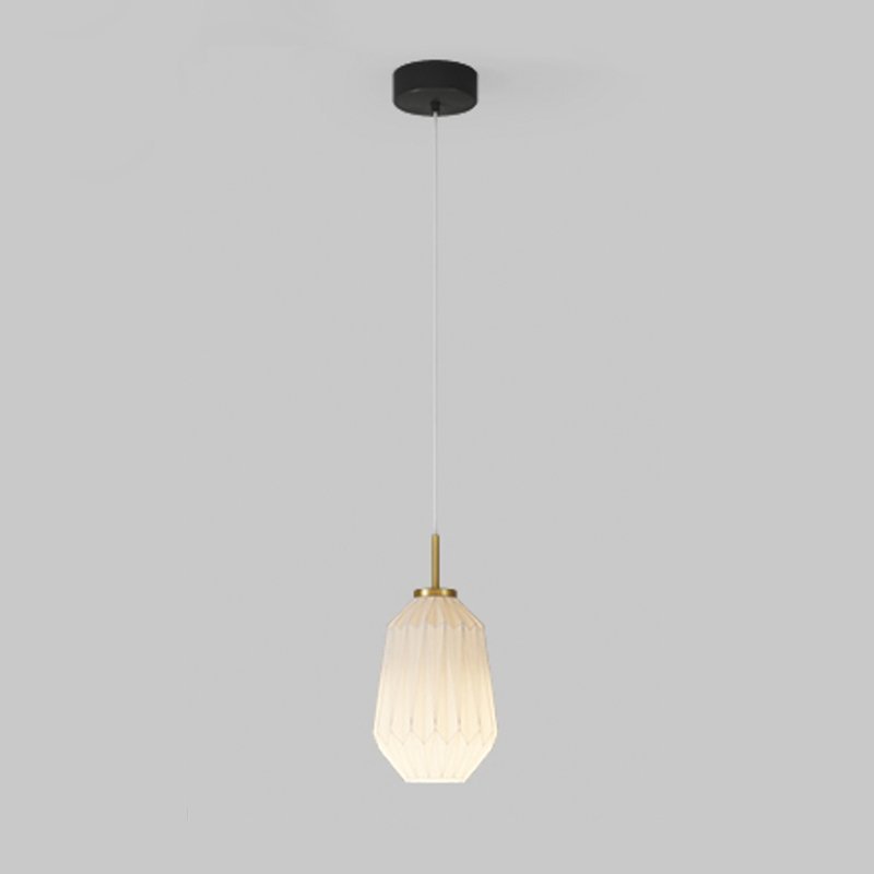 Lantern Faceted Pendant Light