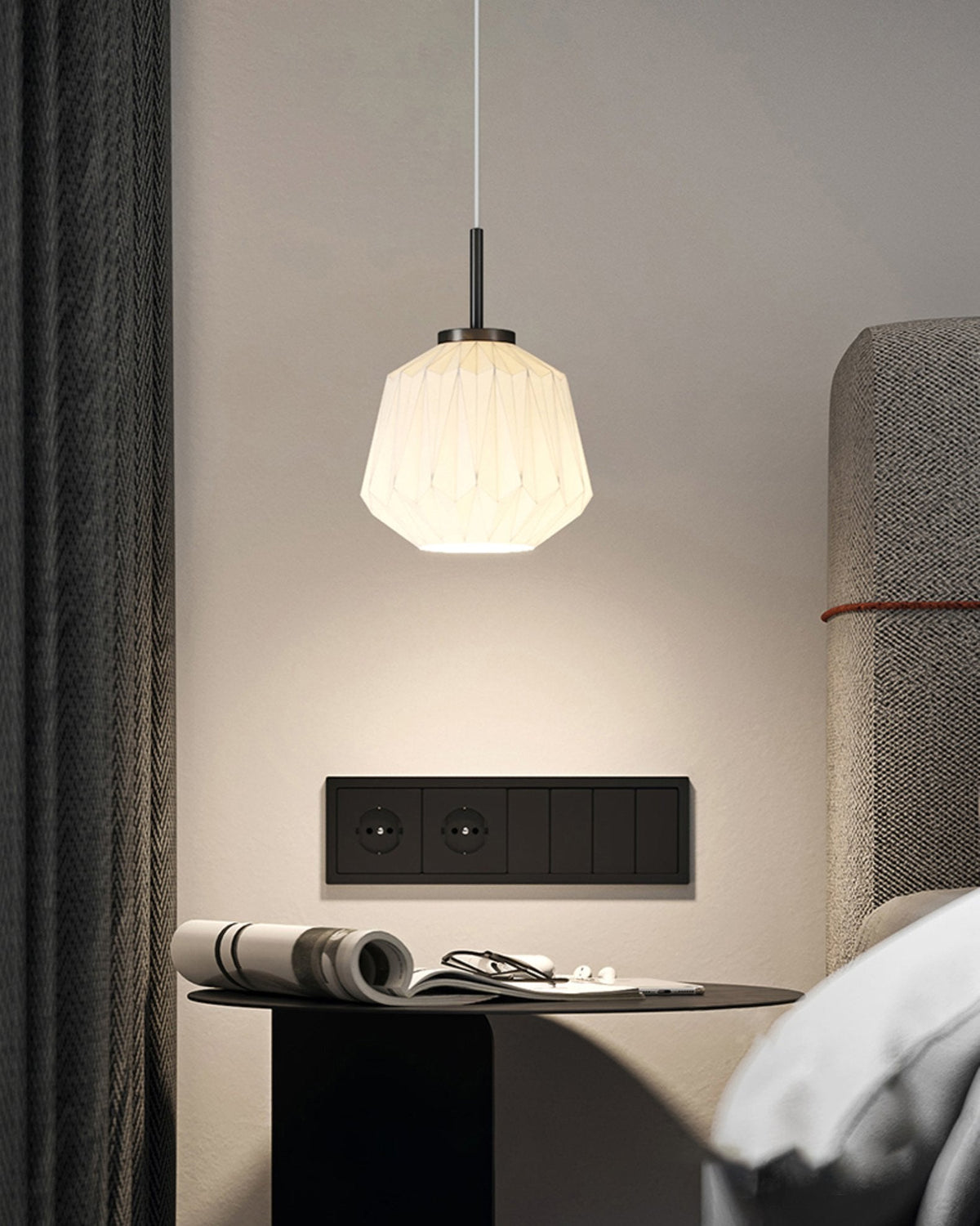 Lantern Faceted Pendant Light