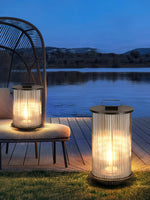 Ambient Line Lantern Garden Light – Stainless Steel Outdoor Post Lamp
