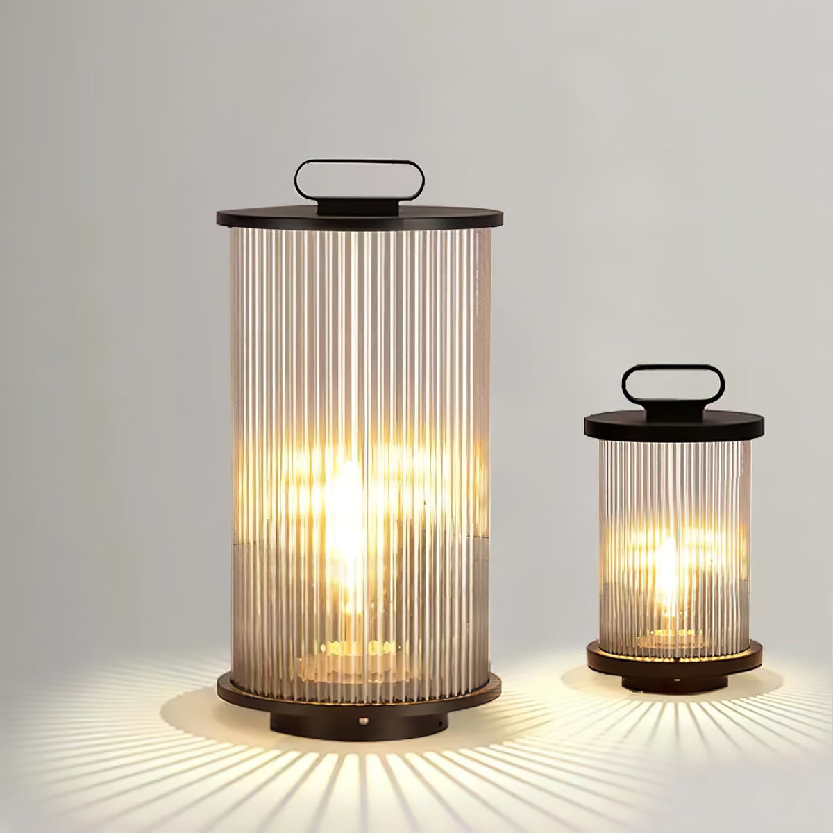 Ambient Line Lantern Garden Light – Stainless Steel Outdoor Post Lamp