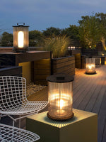 Ambient Line Lantern Garden Light – Stainless Steel Outdoor Post Lamp