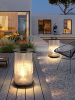 Ambient Line Lantern Garden Light – Stainless Steel Outdoor Post Lamp