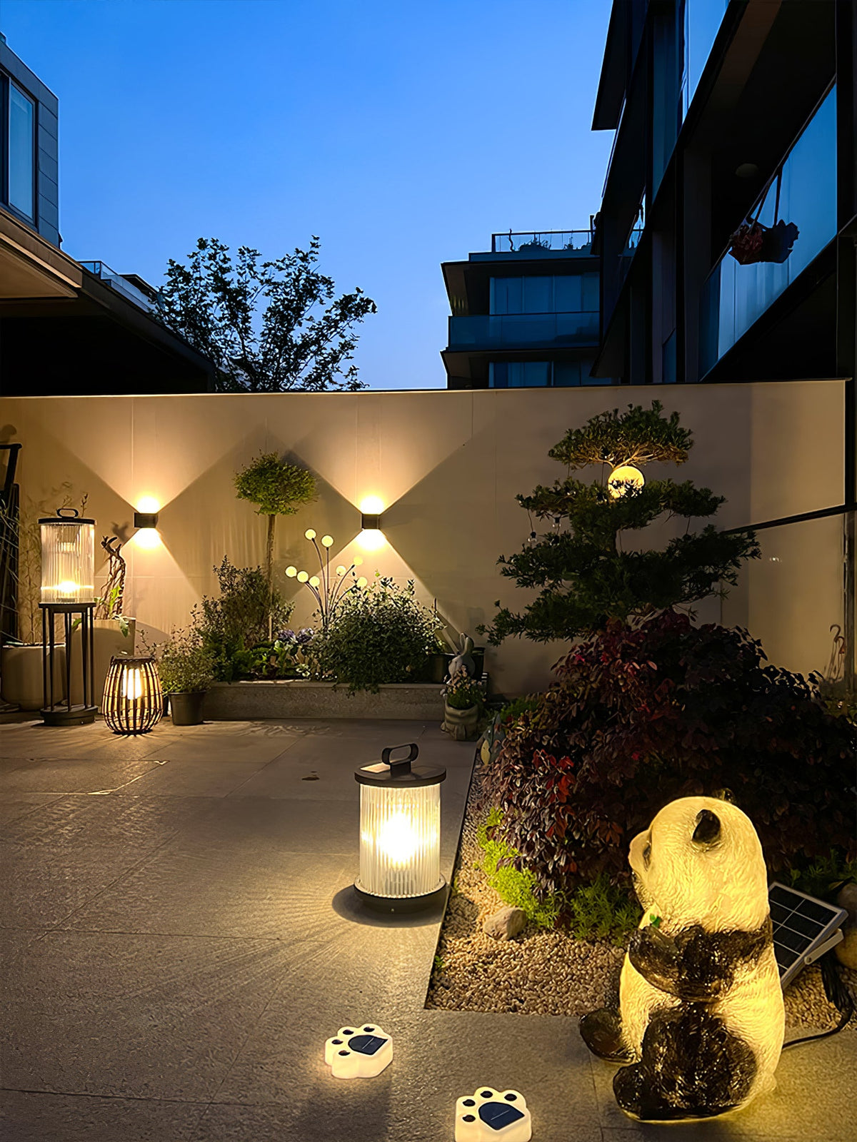 Ambient Line Lantern Garden Light – Stainless Steel Outdoor Post Lamp