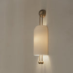 Zelaeora Modern Minimalist Metal Glass Lantern Sconce Wall Lamp