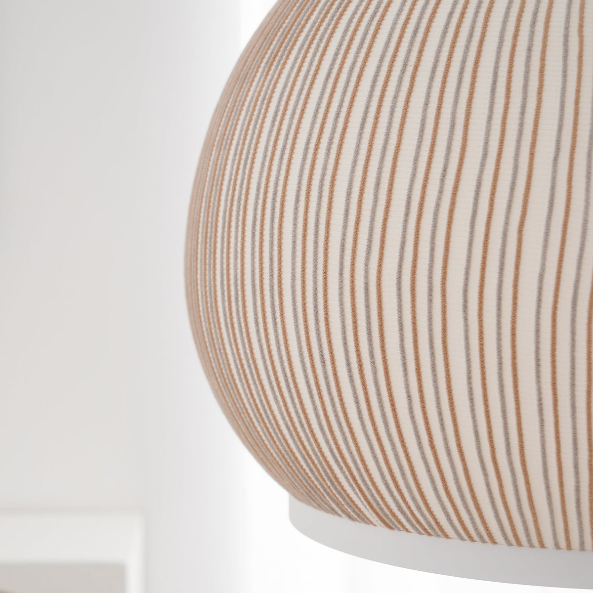 Lantern Knit Pendant Light – Woven Fabric Shade, Modern Minimalist Ceiling Lamp