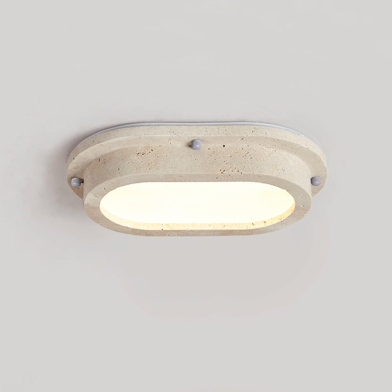 Lartheon Linear Travertine LED Ceiling Light
