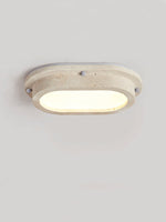 Lartheon Linear Travertine LED Ceiling Light