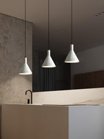 Lastri Cement Pendant Light – Modern Minimalist Hanging Lamp for Dining & Living Spaces