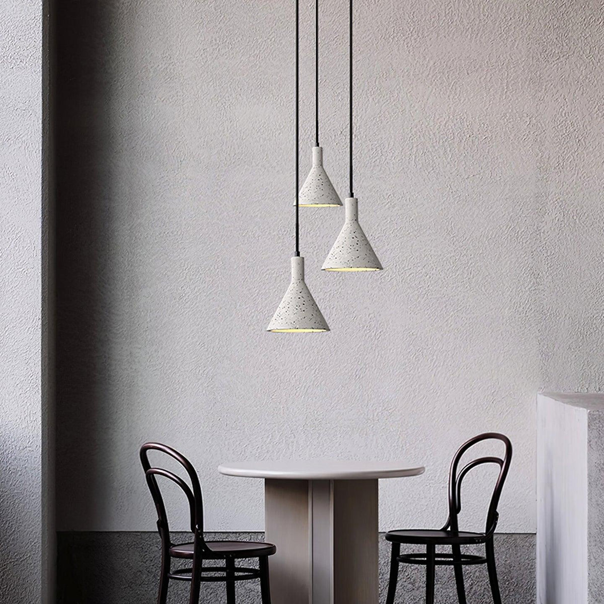Lastri Cement Pendant Light – Modern Minimalist Hanging Lamp for Dining & Living Spaces