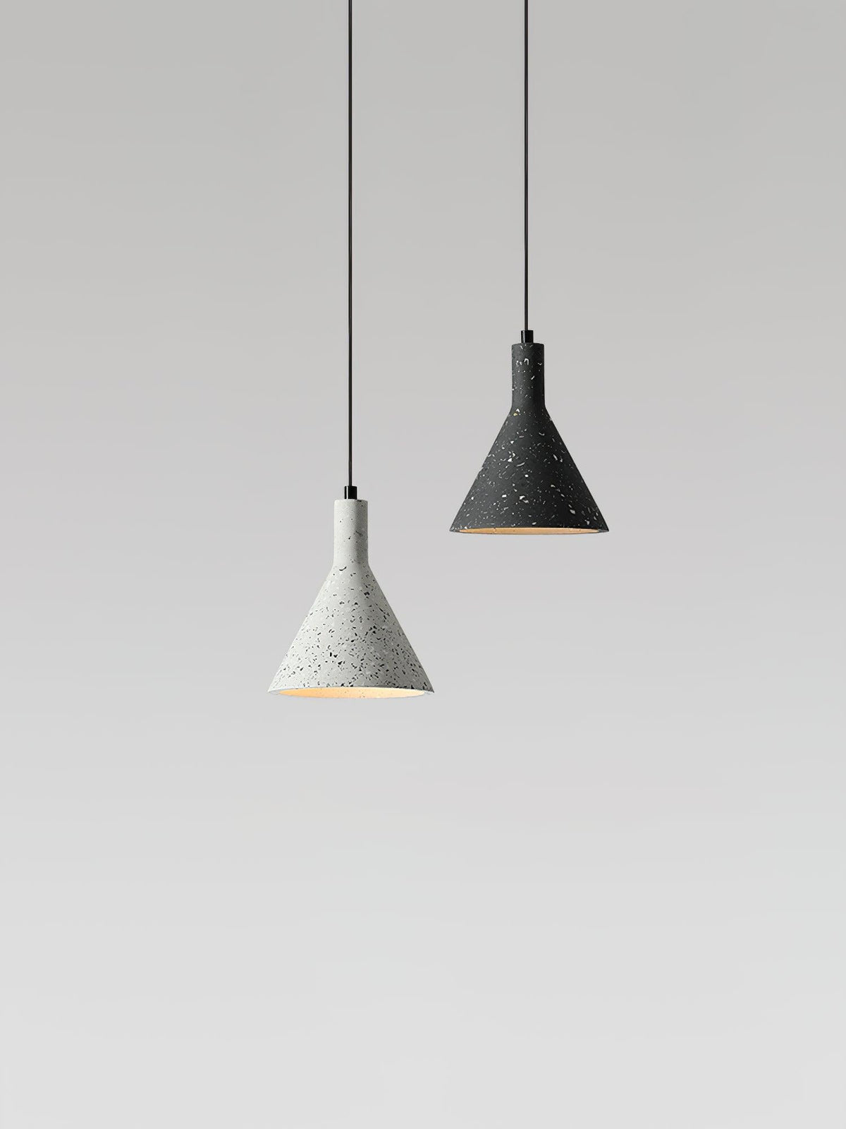 Lastri Cement Pendant Light – Modern Minimalist Hanging Lamp for Dining & Living Spaces