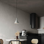 Lastri Cement Pendant Light – Modern Minimalist Hanging Lamp for Dining & Living Spaces