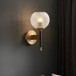 Lattice Glass Wall Light