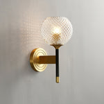 Lattice Glass Wall Light