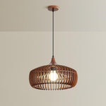 Lattice Nest Wooden Pendant Light – Modern Handcrafted Ceiling Lamp
