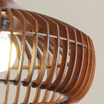 Lattice Nest Wooden Pendant Light – Modern Handcrafted Ceiling Lamp