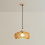 Lattice Nest Wooden Pendant Light – Modern Handcrafted Ceiling Lamp