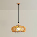 Lattice Nest Wooden Pendant Light – Modern Handcrafted Ceiling Lamp