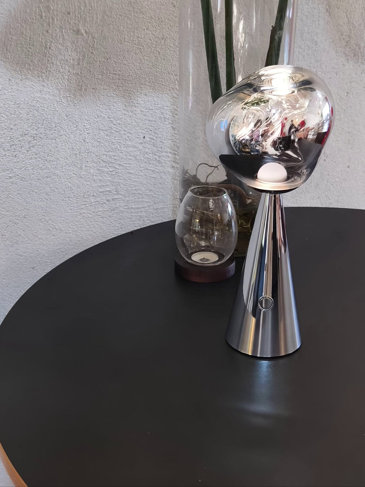 Lava Rechargeable Table Lamp – Modern Art Shade LED Table Light