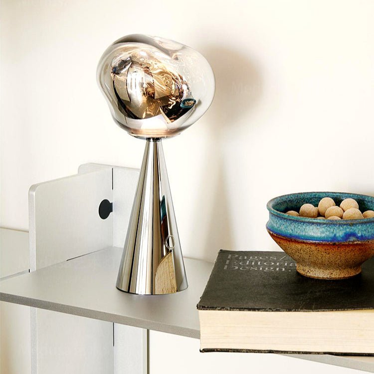 Lava Rechargeable Table Lamp – Modern Art Shade LED Table Light