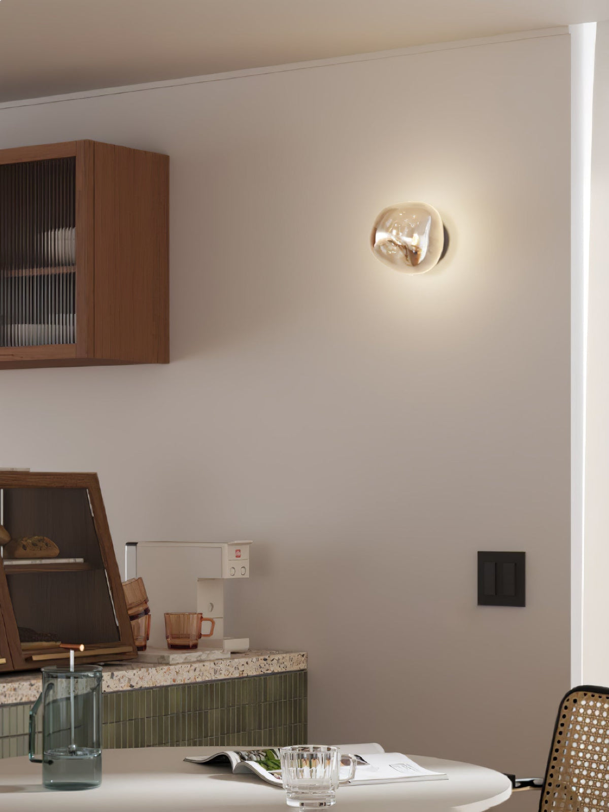 Lava Plug In Wall Lamp