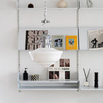 Lavagna Schoolhouse Pendant Light – Handcrafted Glass Shade, Chrome Finish
