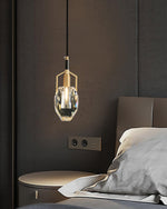 Lavilla Crystal Pendant Light in Brass for Modern Interiors