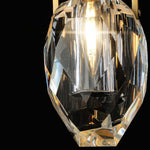 Lavilla Crystal Pendant Light in Brass for Modern Interiors
