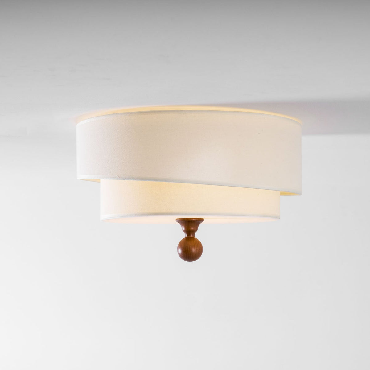 Layered Fabric Ceiling Light – Soft Diffused Glow for Modern Interiors
