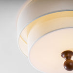 Layered Fabric Ceiling Light – Soft Diffused Glow for Modern Interiors