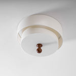 Layered Fabric Ceiling Light – Soft Diffused Glow for Modern Interiors