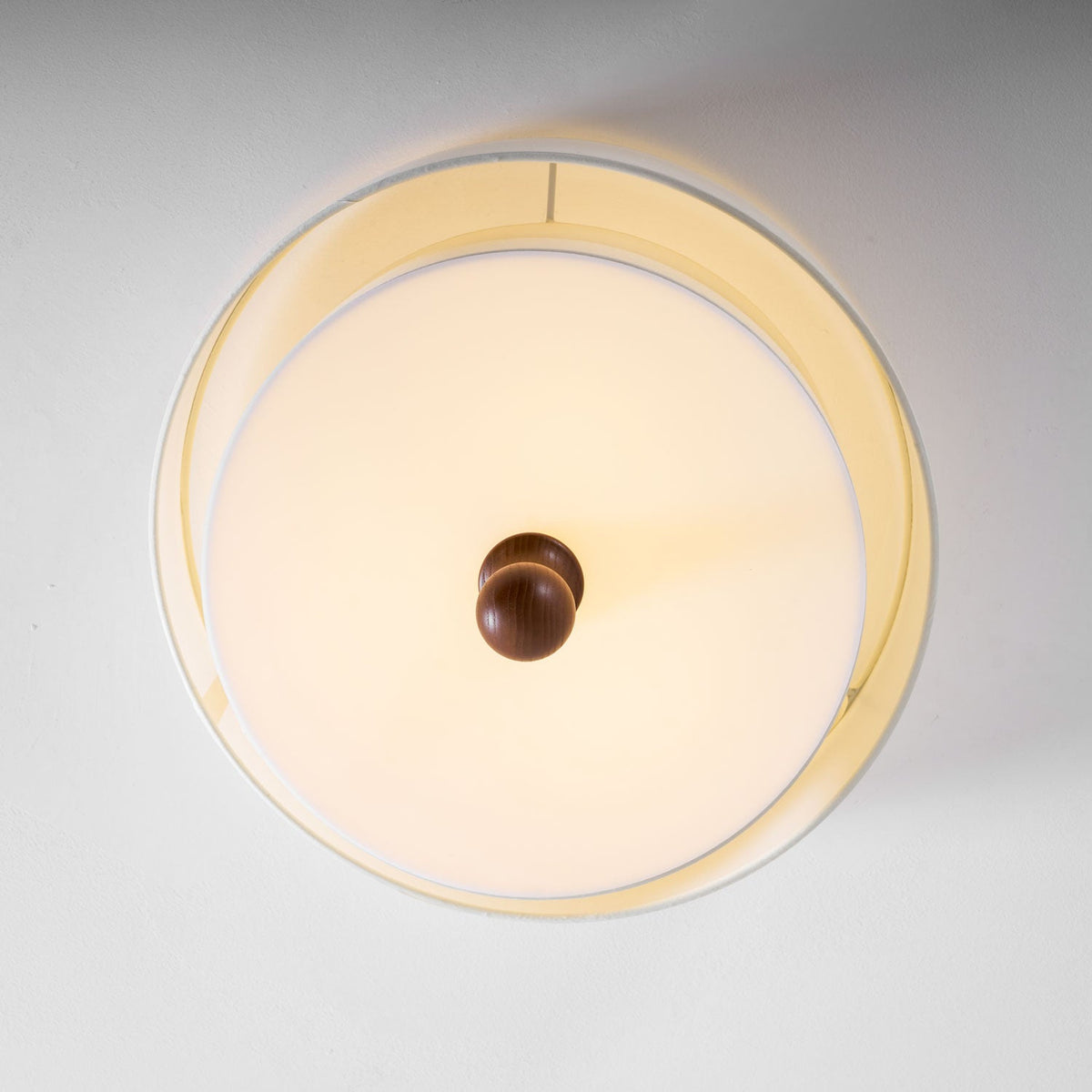 Layered Fabric Ceiling Light – Soft Diffused Glow for Modern Interiors