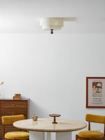 Layered Fabric Ceiling Light – Soft Diffused Glow for Modern Interiors